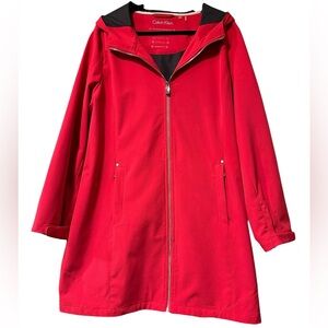 Calvin Klein Red Size XXL  Rain Jacket NWOT